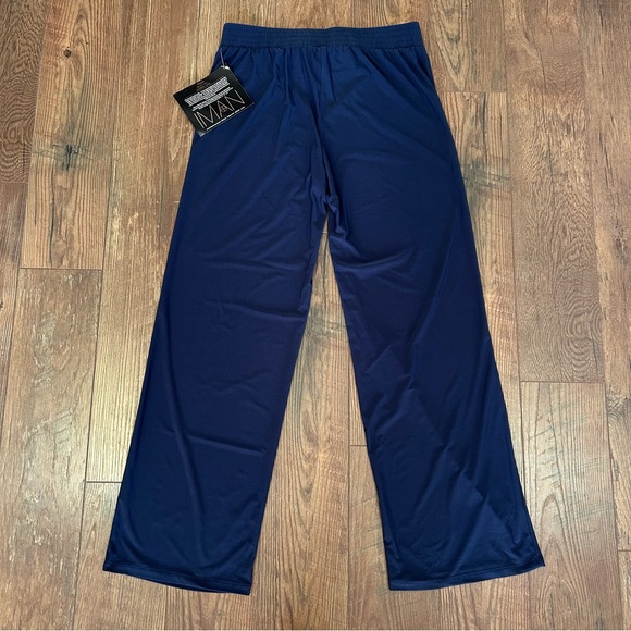 Iman Global Chic Flowy Pants Navy Blue Large - Picture 2 of 11